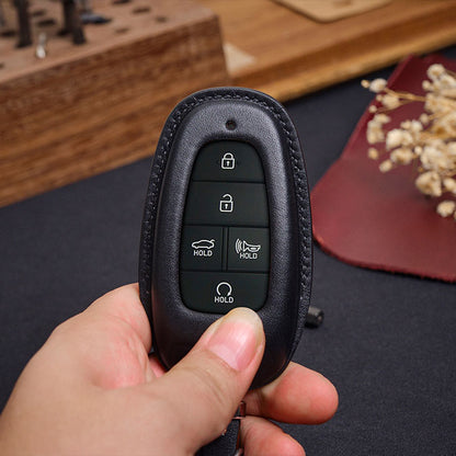 Premium Leather Key Fob for Hyundai - Carsilks 