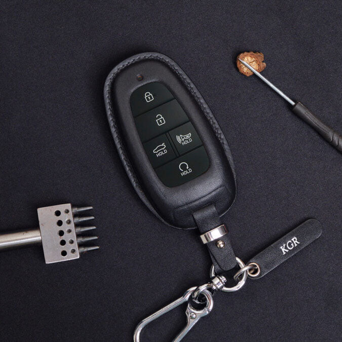 Premium Leather Key Fob for Hyundai - Carsilks 