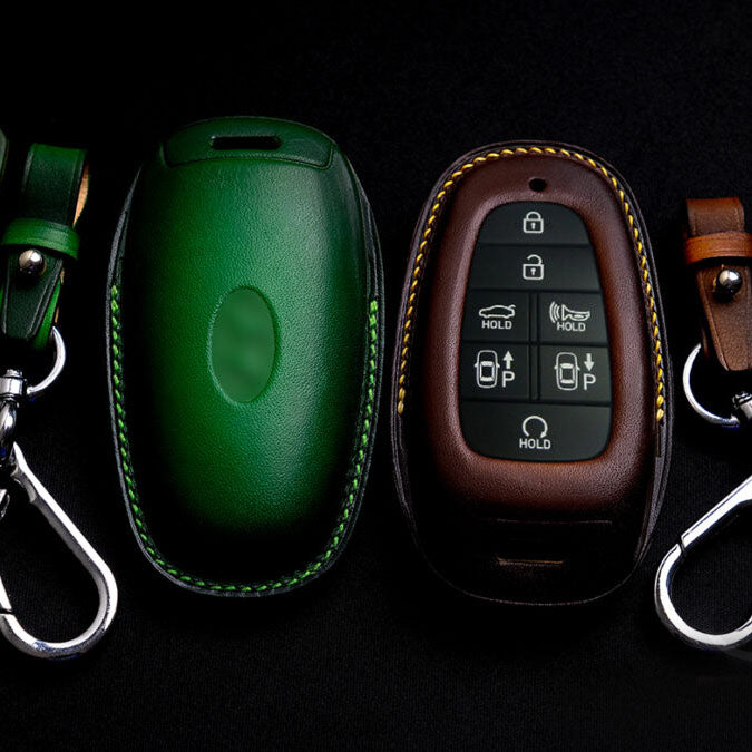 Premium Leather Key Fob for Hyundai - Carsilks 