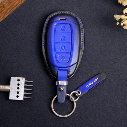 Premium Leather Key Fob for Hyundai - Carsilks 