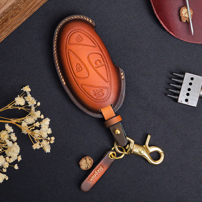 Premium Leather Key Fob for Hyundai - Carsilks 