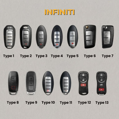 Premium Leather Key Fob for Infiniti - Carsilks 