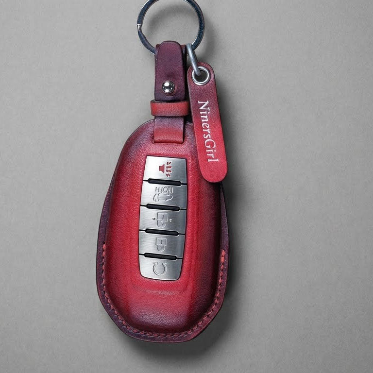 Premium Leather Key Fob for Infiniti