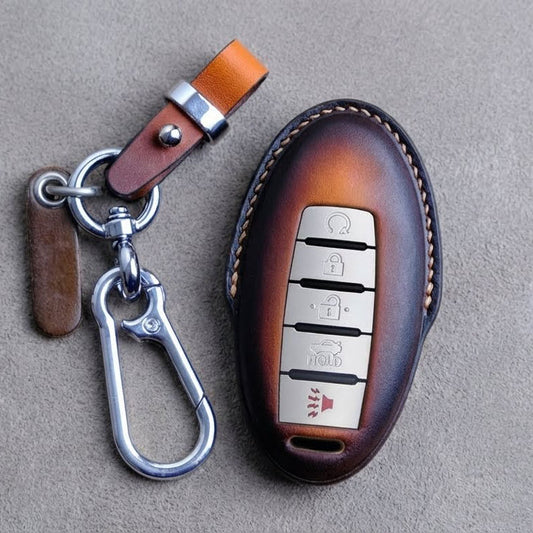 Premium Leather Key Fob for Infiniti