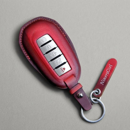 Premium Leather Key Fob for Infiniti