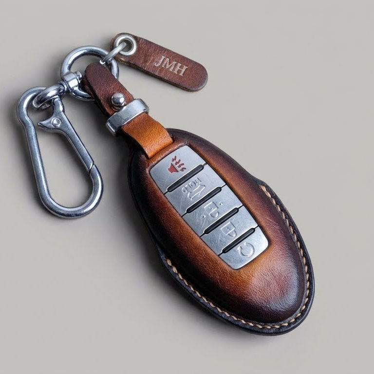Premium Leather Key Fob for Infiniti