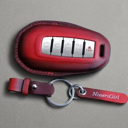 Premium Leather Key Fob for Infiniti