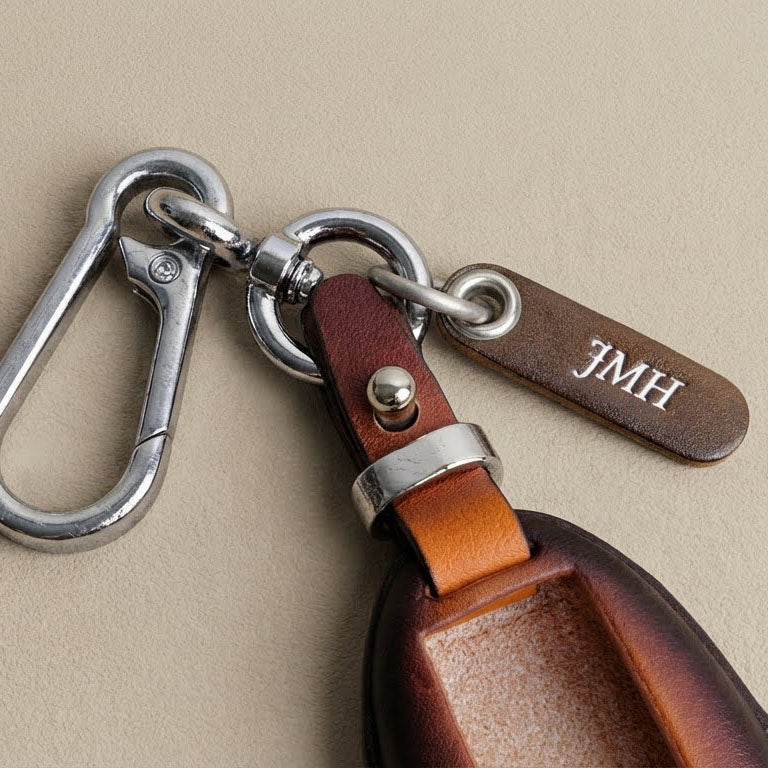 Premium Leather Key Fob for Infiniti