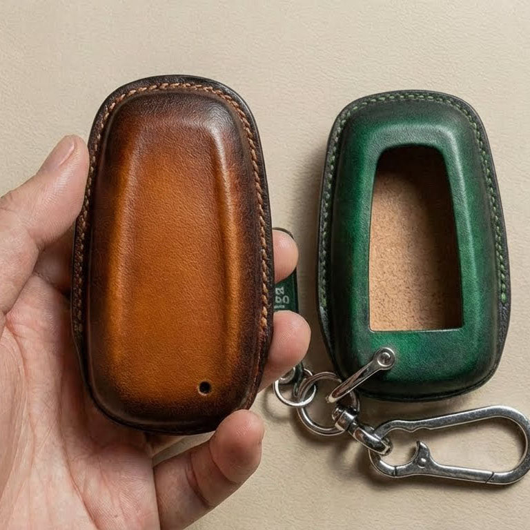 Premium Leather Key Fob for Lincoln