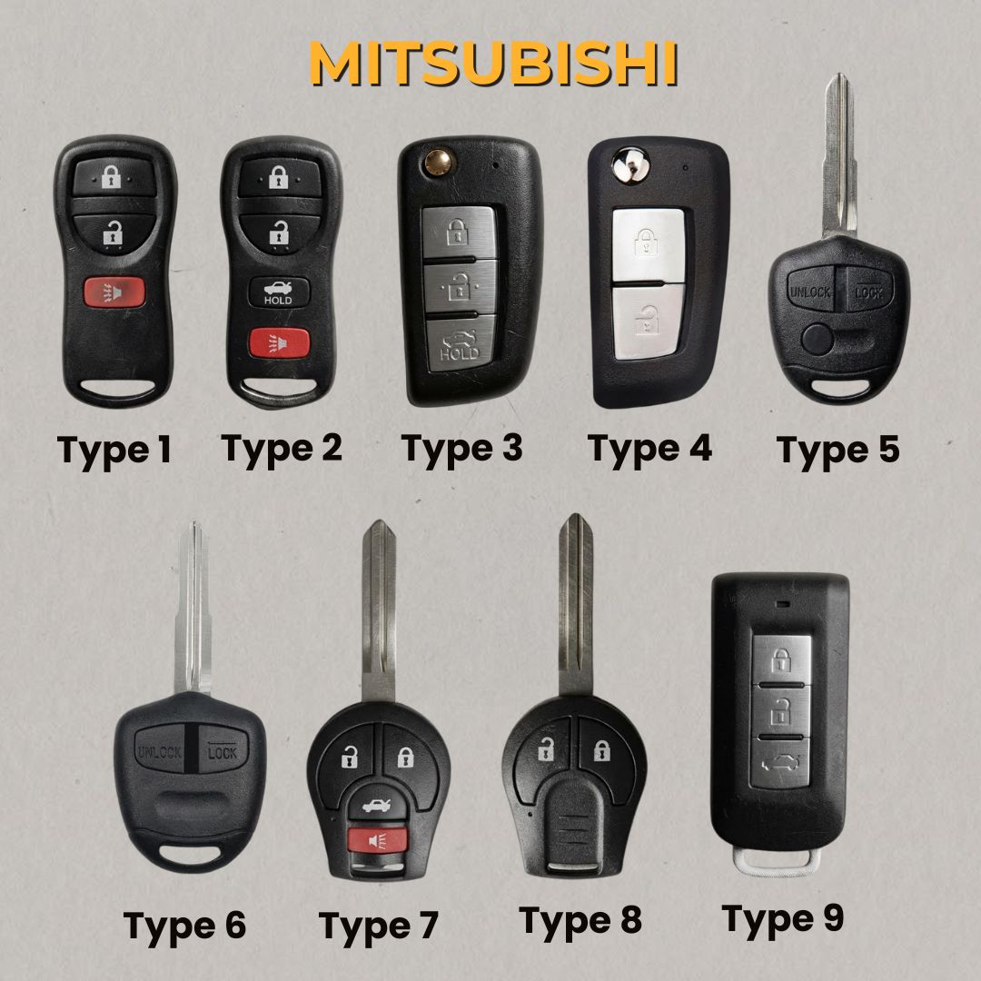 Premium Leather Key Fob for Mitsubishi - Carsilks 