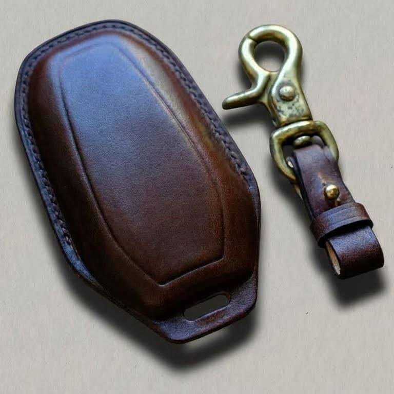 Premium Leather Key Fob for Peugeot - Carsilks 