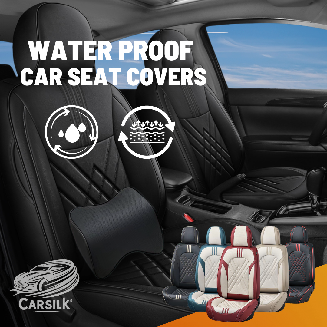 2024 Full Set Universal Breathable Waterproof Vehicle Leather Cover for Cars, SUV - Carsilks 