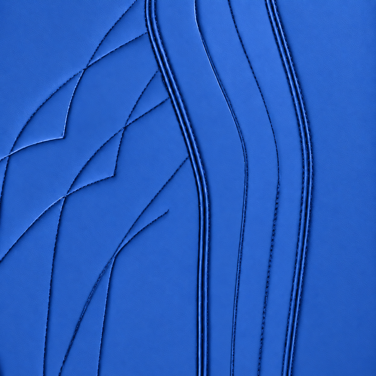 BLUE NAPPA LEATHER CAR MATS SET