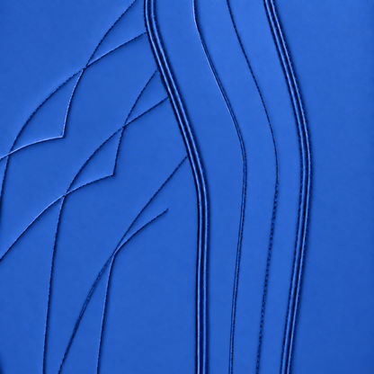 BLUE NAPPA LEATHER CAR MATS SET
