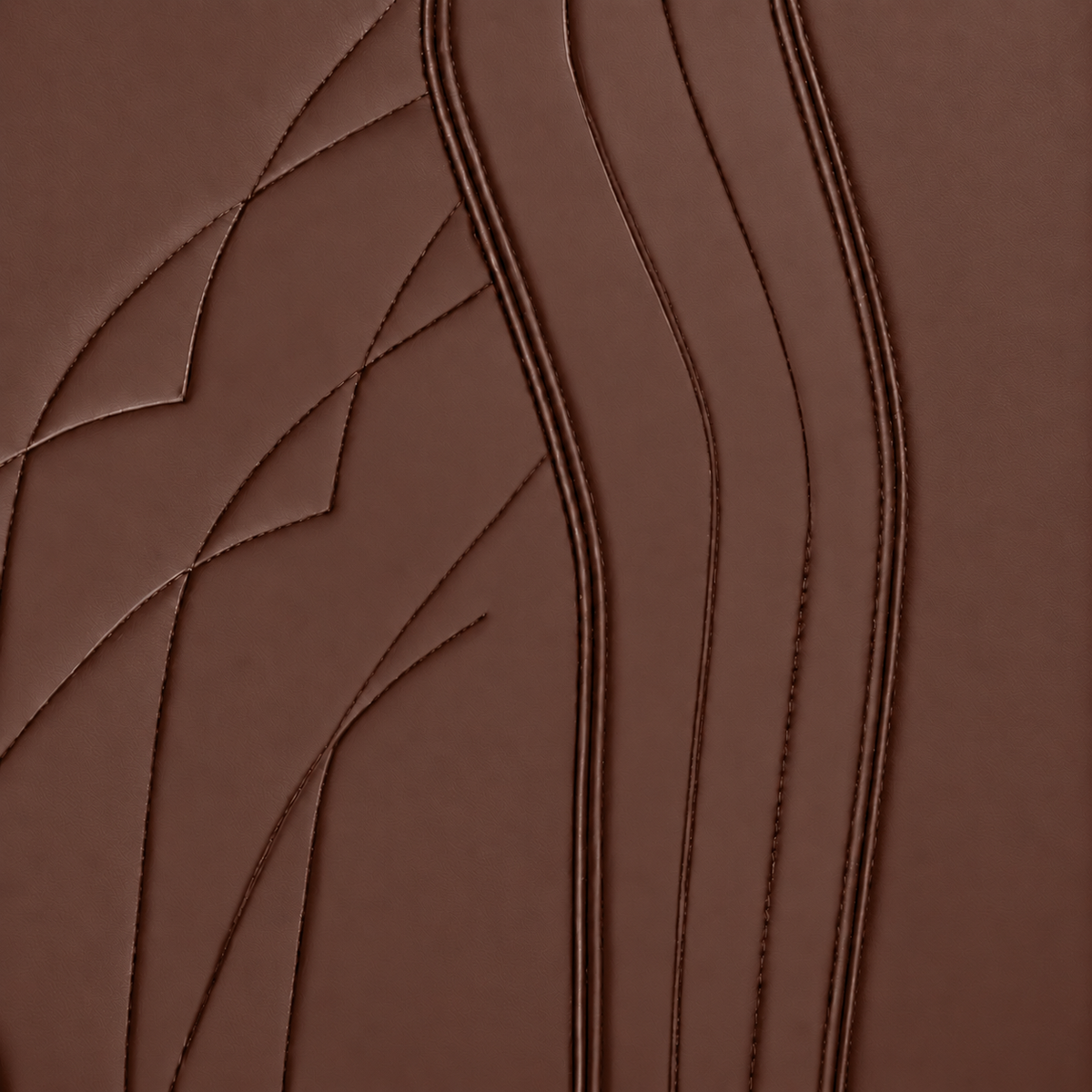 DARK BROWN NAPPA LEATHER CAR MATS SET