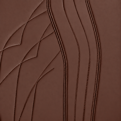 DARK BROWN NAPPA LEATHER CAR MATS SET