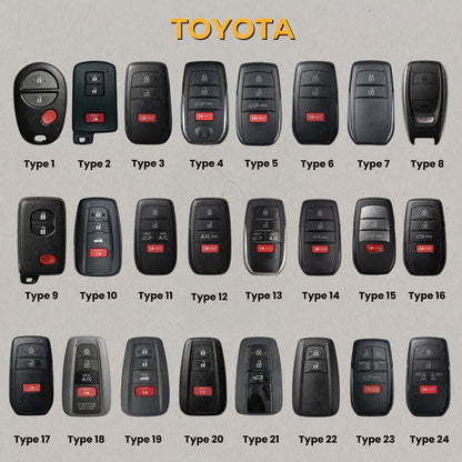 Premium Leather Key Fob for Toyota - Carsilks 