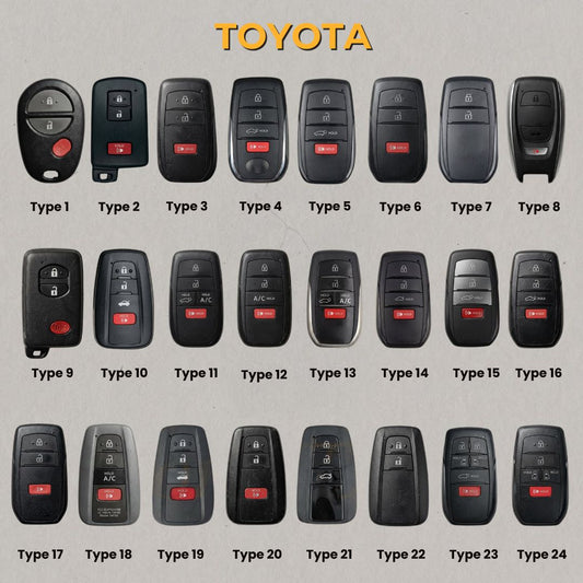 Premium Leather Key Fob for Toyota - Carsilks 