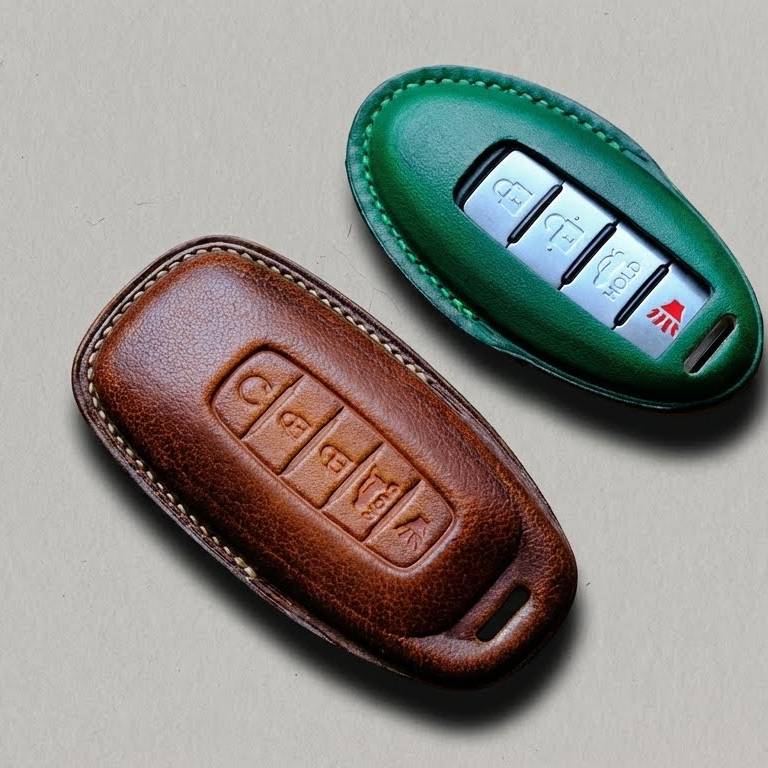 Premium Leather Key Fob for Nissan - Carsilks 