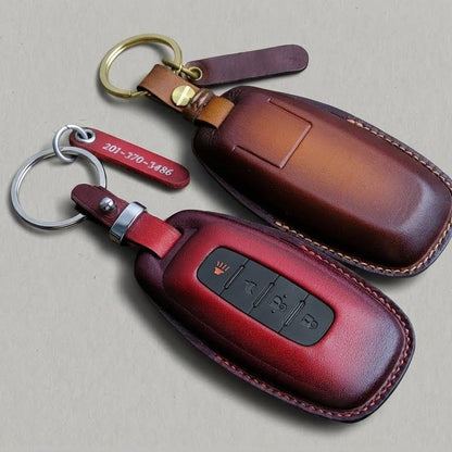 Premium Leather Key Fob for Nissan - Carsilks 