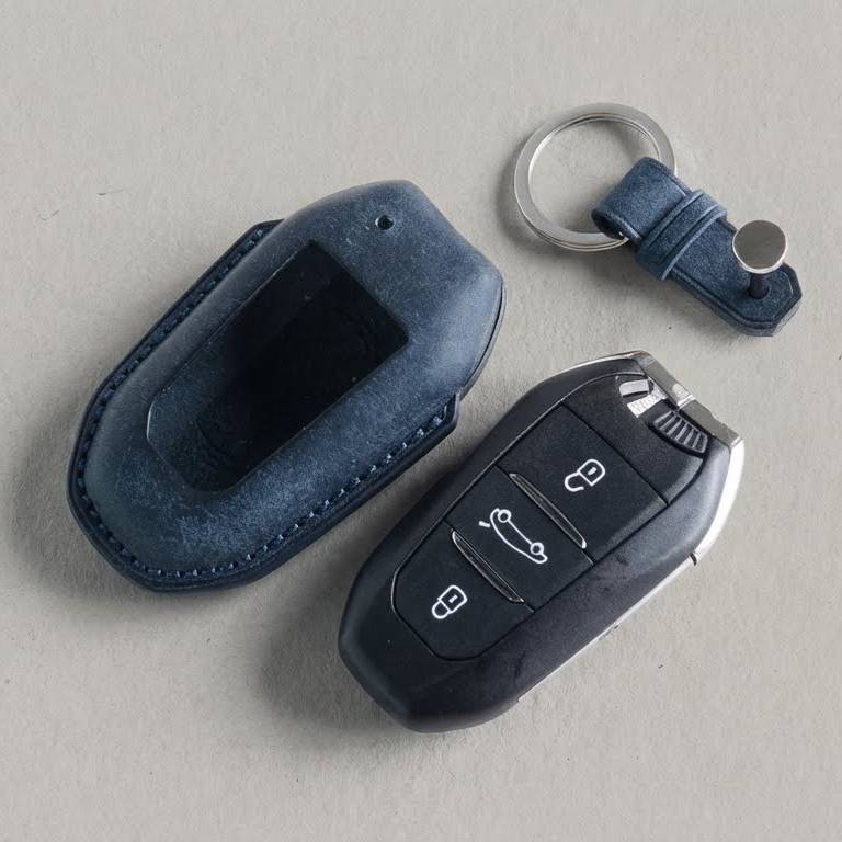 Premium Leather Key Fob for Citroën - Carsilks 
