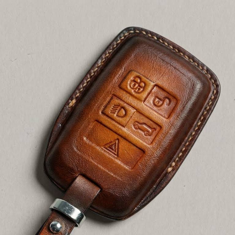 Premium Leather Key Fob for Jaguar - Carsilks 