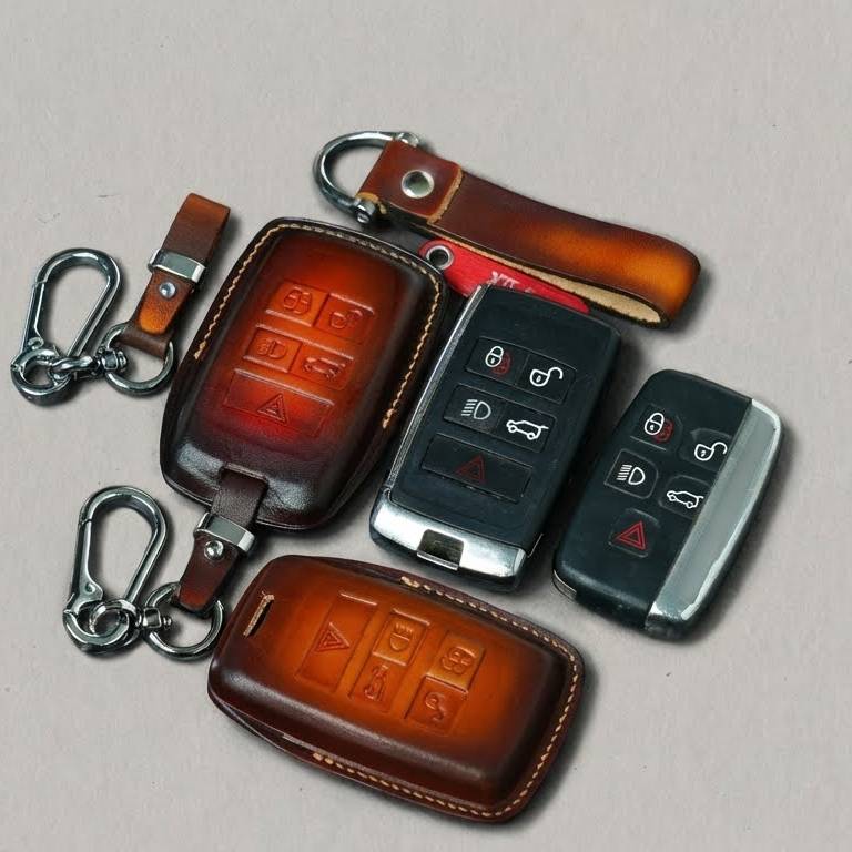 Premium Leather Key Fob for Jaguar - Carsilks 