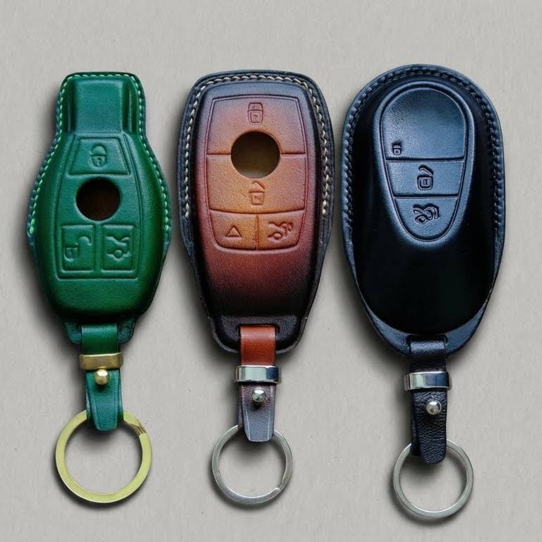 Premium Leather Key Fob for Mercedes - Carsilks 