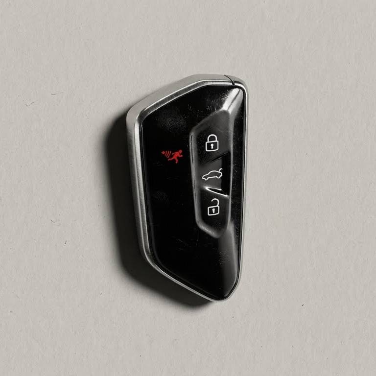 Premium Leather Key Fob for Volkswagen