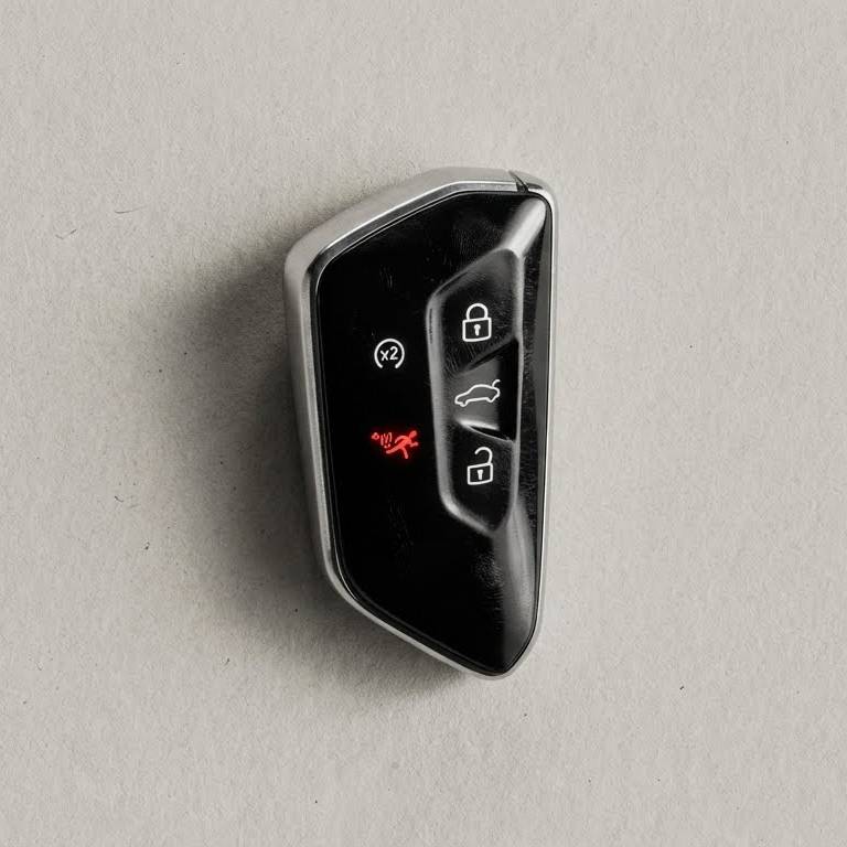 Premium Leather Key Fob for Volkswagen