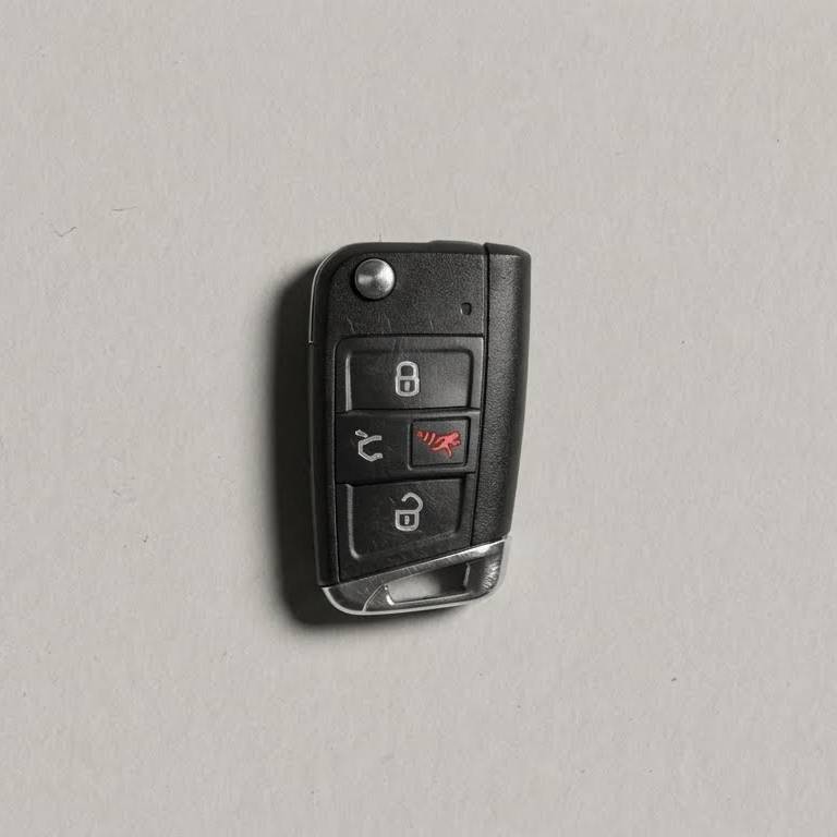 Premium Leather Key Fob for Volkswagen