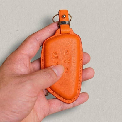 Premium Leather Key Fob for Volkswagen