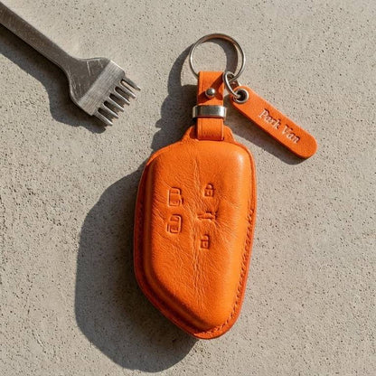 Premium Leather Key Fob for Volkswagen
