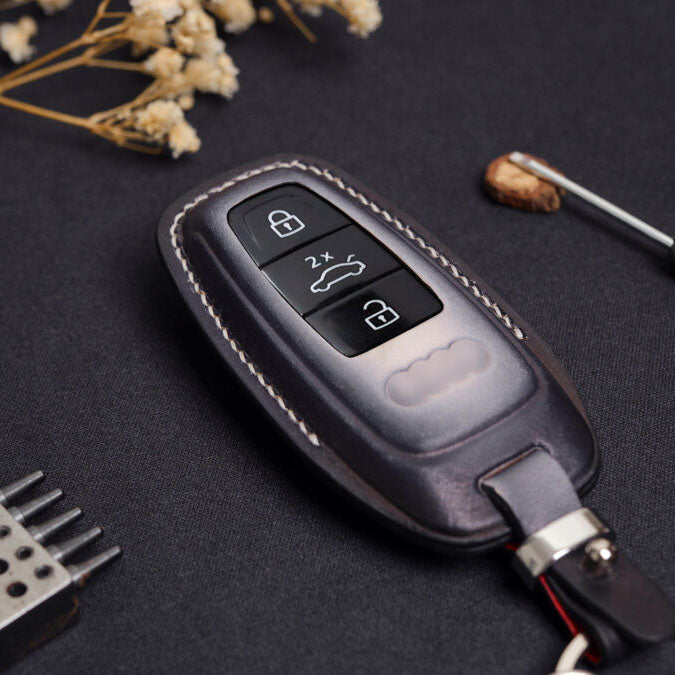 Premium Leather Key Fob for Audi - Carsilks 