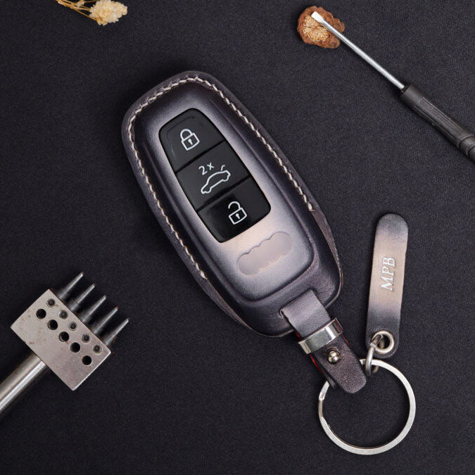 Premium Leather Key Fob for Audi - Carsilks 