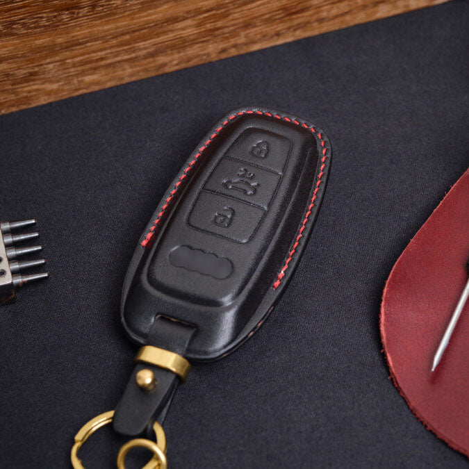 Premium Leather Key Fob for Audi - Carsilks 