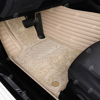 GALAXY CUSTOM CAR MATS SET BEIGE - Carsilks 