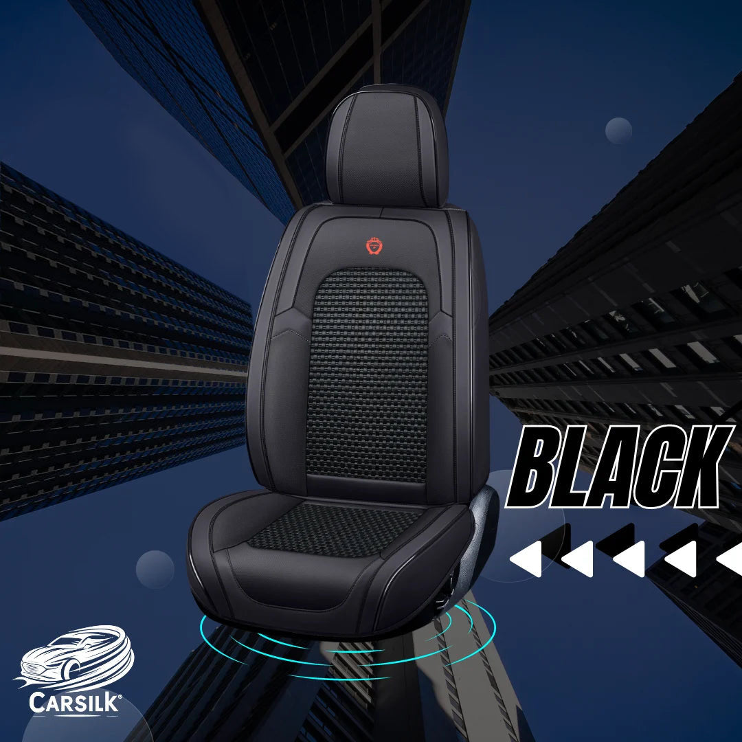 2023 Full Set Universal Breathable Waterproof Vehicle Leather Cover for Cars, SUV - Carsilks 