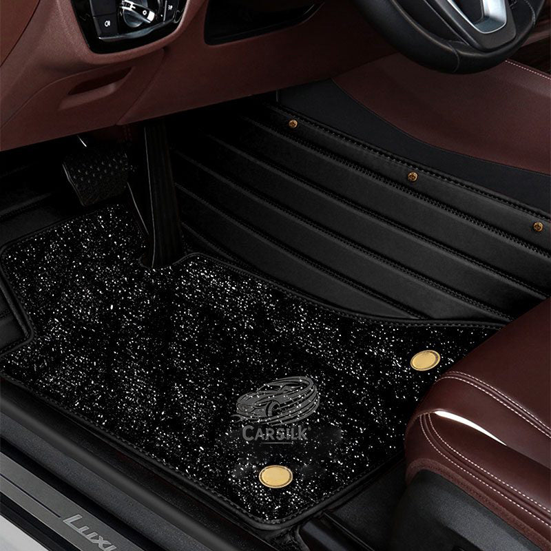 BLACK GALAXY CUSTOM CAR MATS - Carsilks 