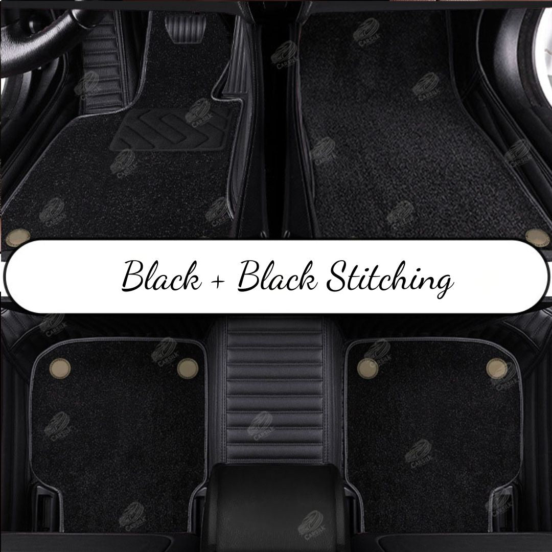 GALAXY CUSTOM CAR MATS SET BLACK - Carsilks 