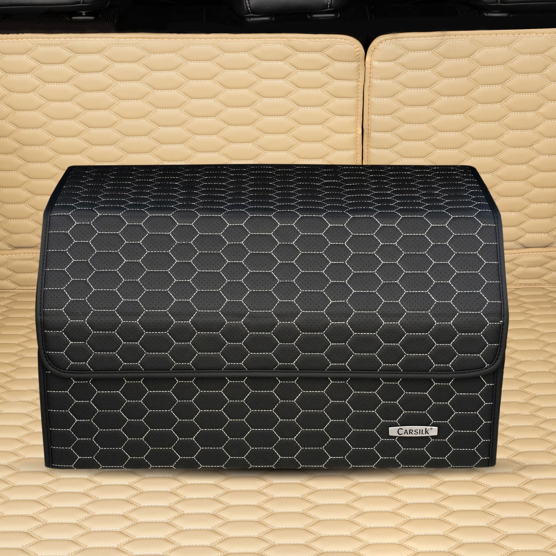 Honey Comb Pattern Trunk Organizer - Carsilks 
