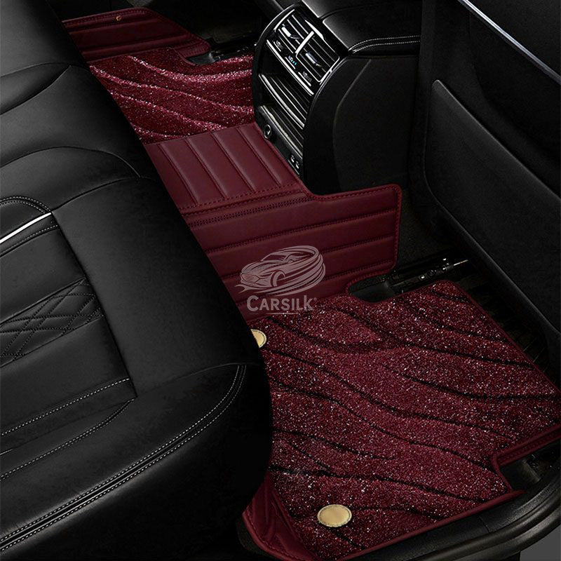 RED GALAXY CUSTOM CAR MATS SET - Carsilks 