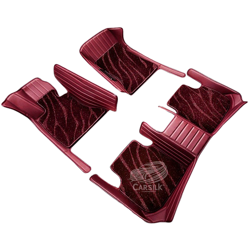 RED GALAXY CUSTOM CAR MATS SET - Carsilks 