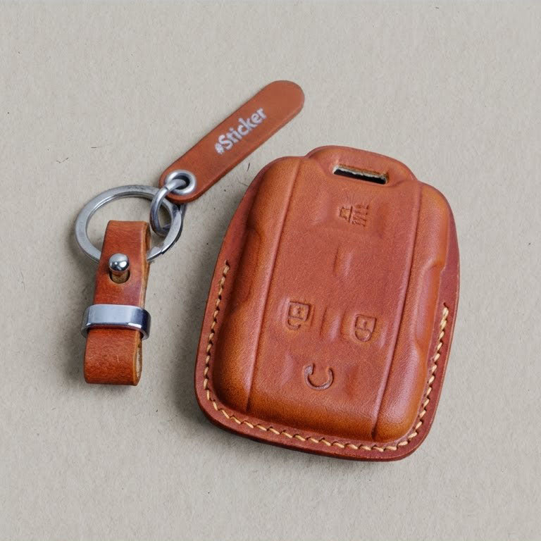 Premium Leather Key Fob for Chevrolet - Carsilks 