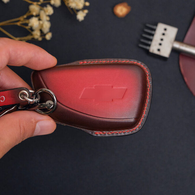 Premium Leather Key Fob for Chevrolet - Carsilks 