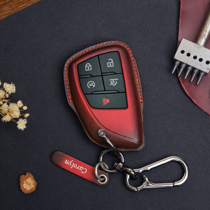 Premium Leather Key Fob for Chevrolet - Carsilks 