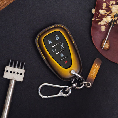 Premium Leather Key Fob for Chevrolet - Carsilks 