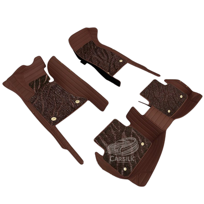 BROWN GALAXY CUSTOM CAR MATS SET - Carsilks 