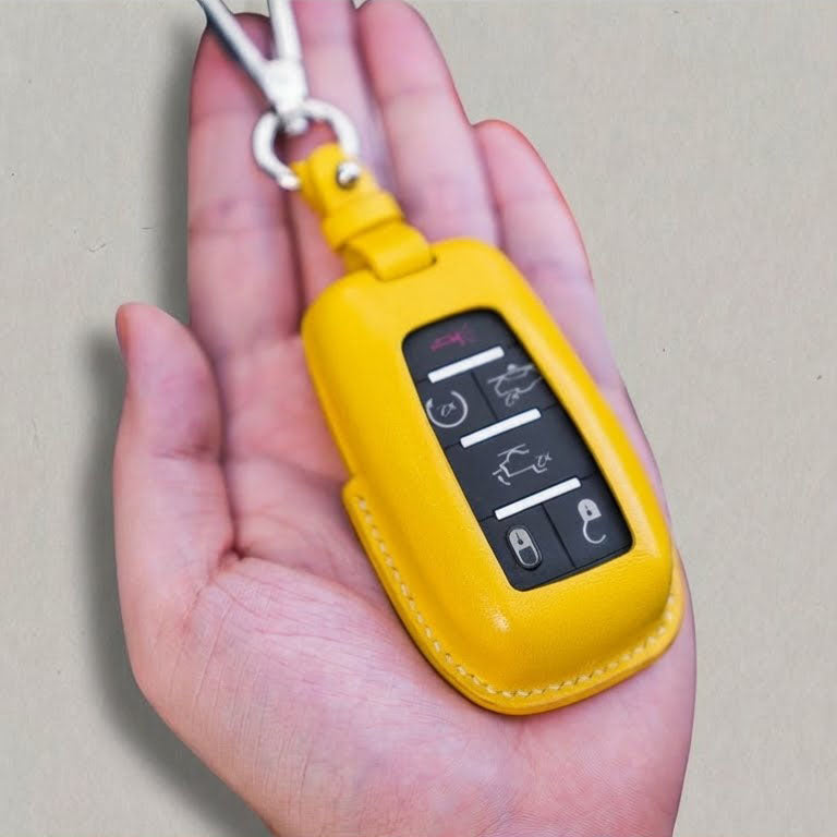 Premium Leather Key Fob for Dodge - Carsilks 