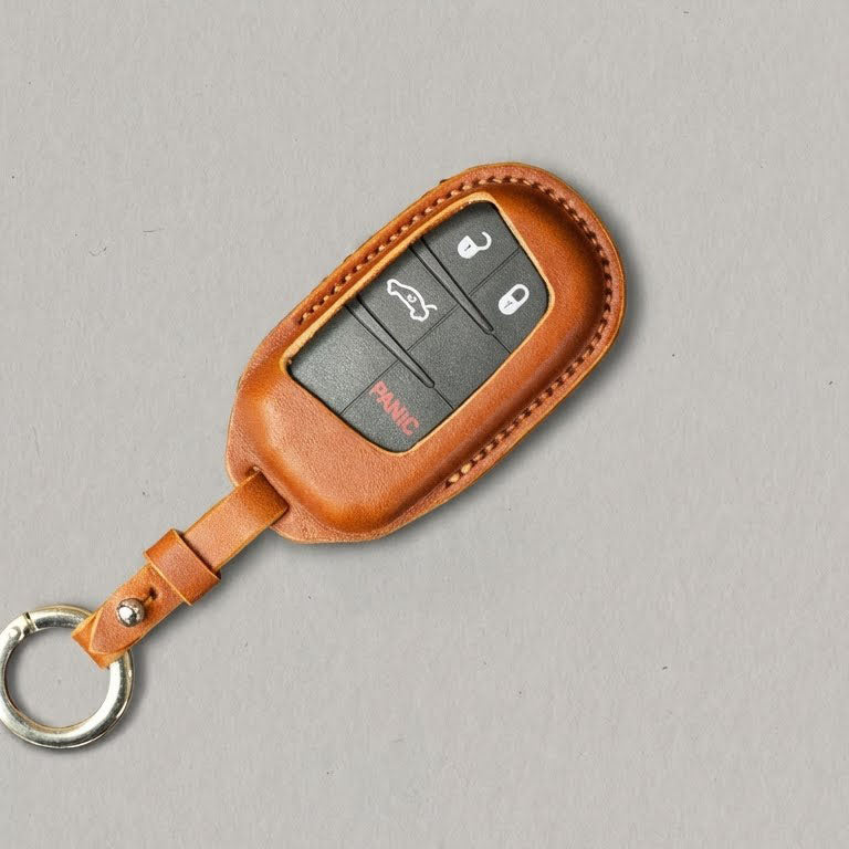 Premium Leather Key Fob for Dodge - Carsilks 